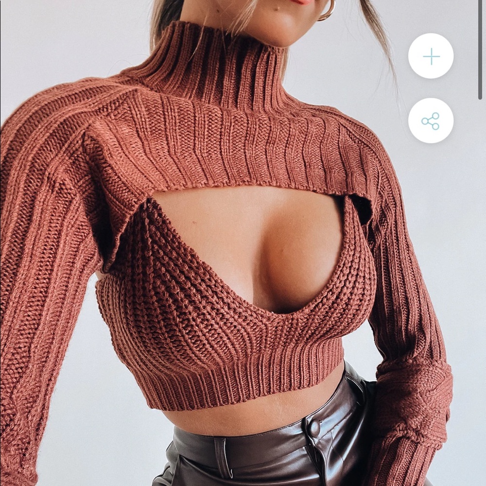 Two‎ Piece Ribbed Sweater Set - Picture 3 of 6